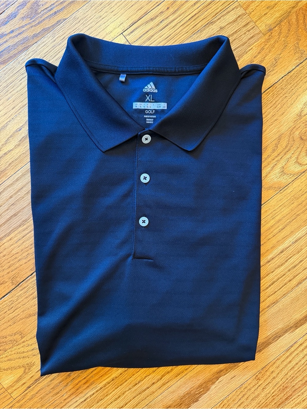 Men's Adidas Golf Polo (Black)